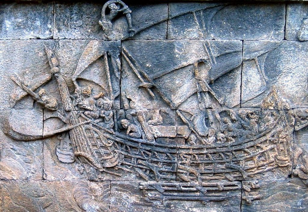 Ship carving