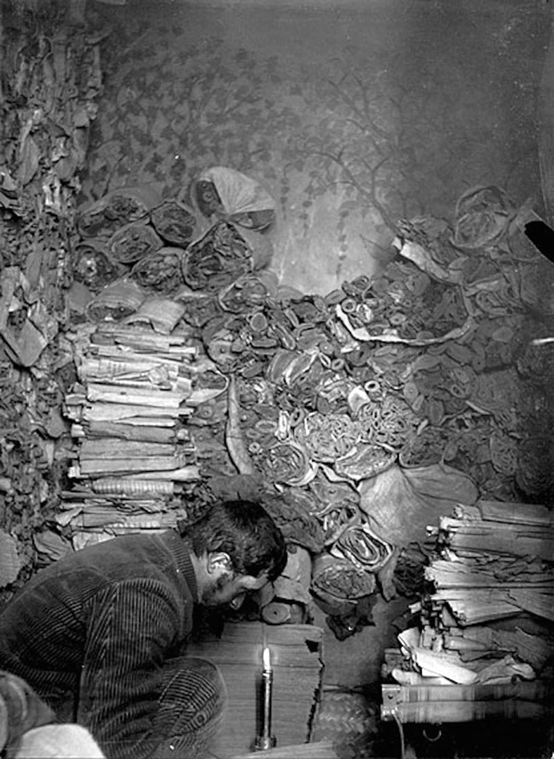 Paul Pelliot in the Library Cave