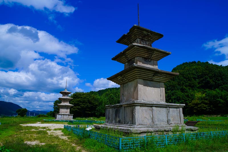 Stone pagodas at Gameunsa Temple Site